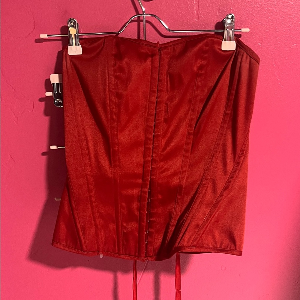Charlotte Russe Red Corset Top